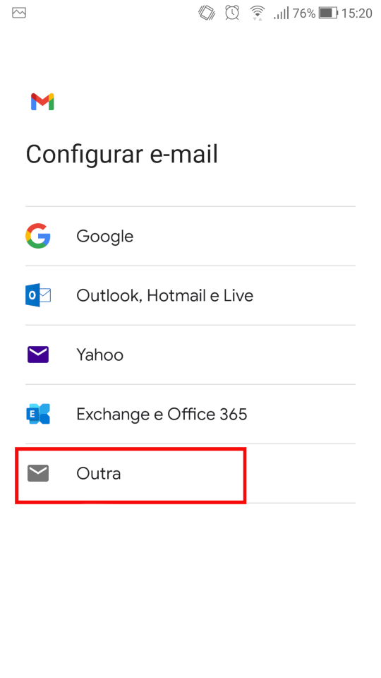 Não é possível adicionar um Yahoo! conta de email para o Outlook